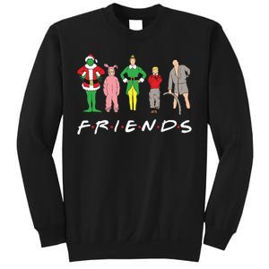 Friends Christmas Family Classic Movies Funny Sweatshirt