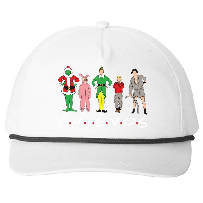 Friends Christmas Family Classic Movies Funny Snapback Five-Panel Rope Hat