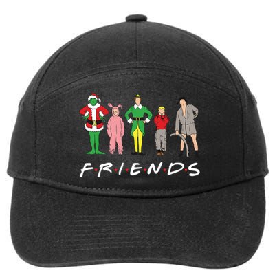 Friends Christmas Family Classic Movies Funny 7-Panel Snapback Hat