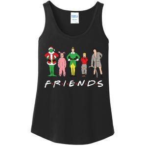 Friends Christmas Family Classic Movies Funny Ladies Essential Tank