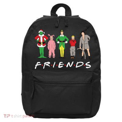 Friends Christmas Family Classic Movies Funny 16 in Basic Backpack