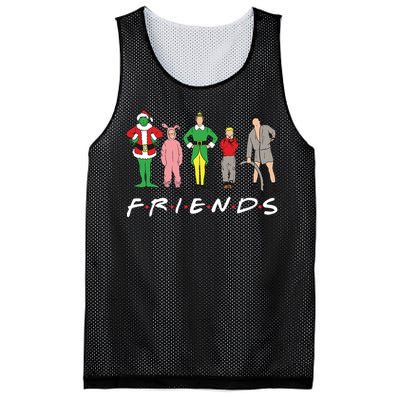 Friends Christmas Family Classic Movies Funny Mesh Reversible Basketball Jersey Tank