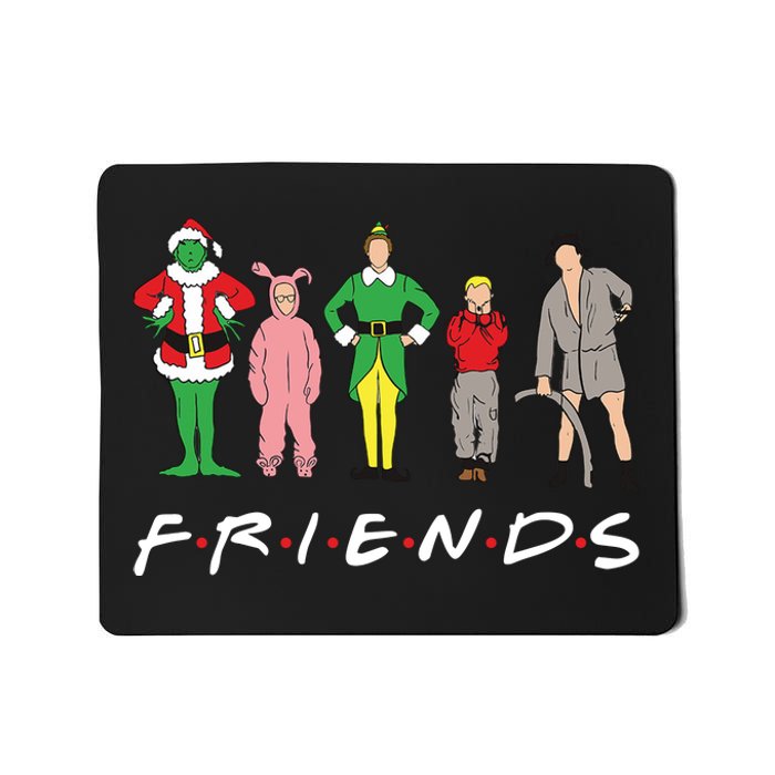 Friends Christmas Family Classic Movies Funny Mousepad