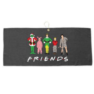 Friends Christmas Family Classic Movies Funny Large Microfiber Waffle Golf Towel