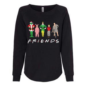 Friends Christmas Family Classic Movies Funny Womens California Wash Sweatshirt