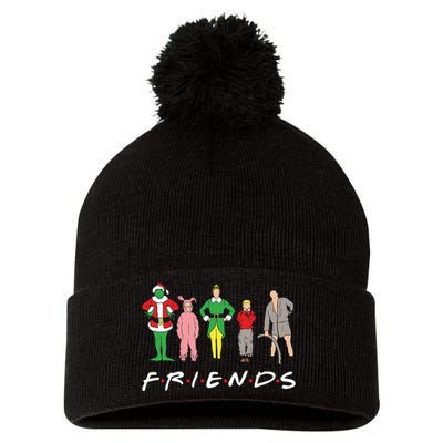 Friends Christmas Family Classic Movies Funny Pom Pom 12in Knit Beanie