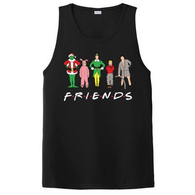 Friends Christmas Family Classic Movies Funny PosiCharge Competitor Tank