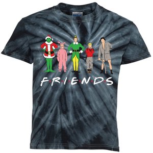 Friends Christmas Family Classic Movies Funny Kids Tie-Dye T-Shirt