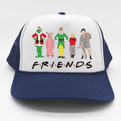 Friends Christmas Family Classic Movies Funny Trucker Hat