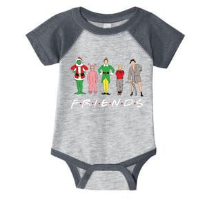 Friends Christmas Family Classic Movies Funny Infant Baby Jersey Bodysuit