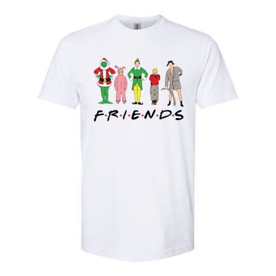 Friends Christmas Family Classic Movies Funny Softstyle CVC T-Shirt