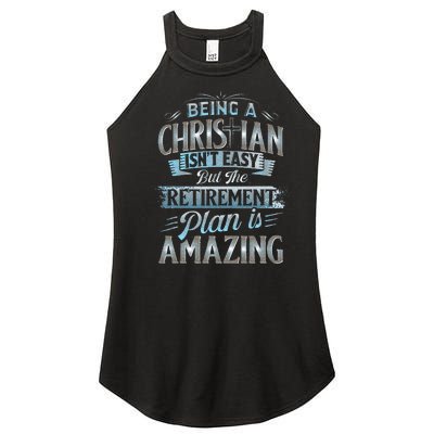 Funny Christian Funny Christian Gifts Funny Religious Women’s Perfect Tri Rocker Tank