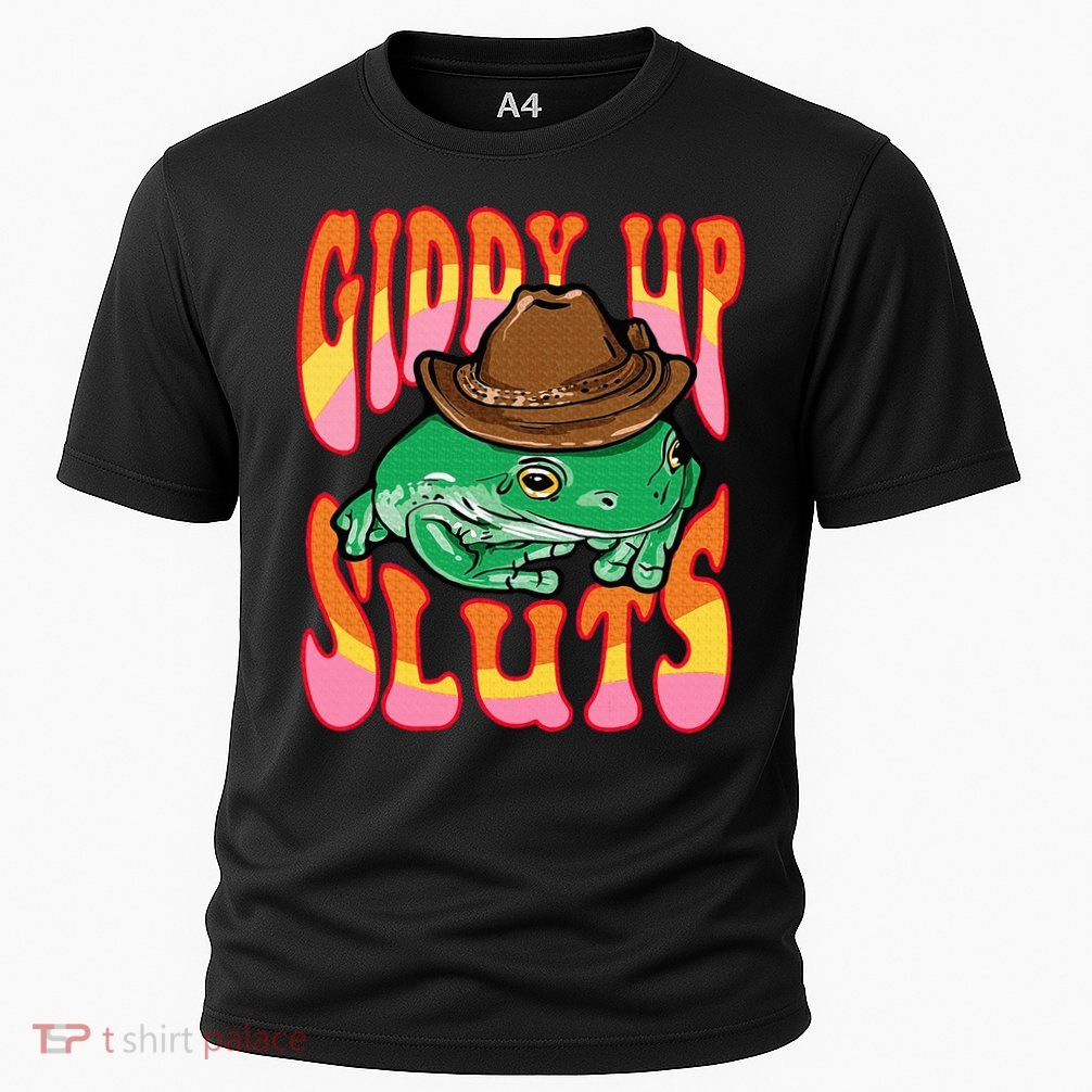 Funny Cowboy Frog Cottagecore Aesthetic Frog Lover Performance Shirt