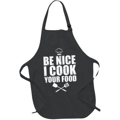 Funny Chef For Cook Pastry Chef Culinary Cooking Full-Length Apron With Pockets
