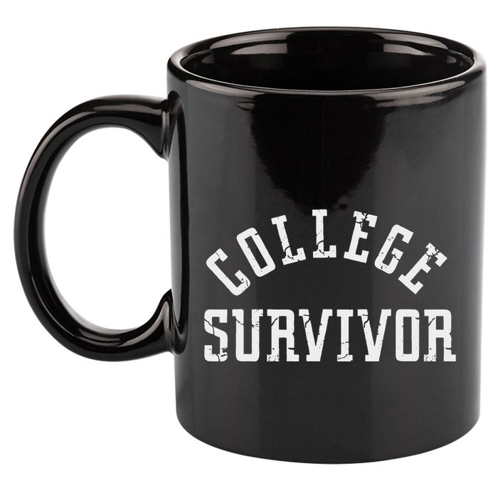 Funny College Freshman Graduate 11oz C Handle Ceramic Mug