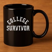 Funny College Freshman Graduate 11oz C Handle Ceramic Mug