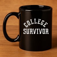 Funny College Freshman Graduate 11oz C Handle Ceramic Mug
