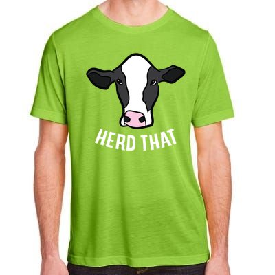 Funny Cow Farming Gift For Cow Farmer Herd That Gift Adult ChromaSoft Performance T-Shirt