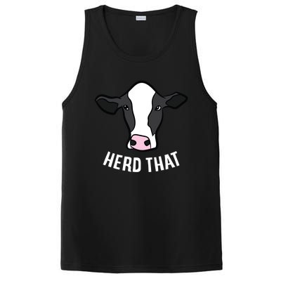 Funny Cow Farming Gift For Cow Farmer Herd That Gift PosiCharge Competitor Tank