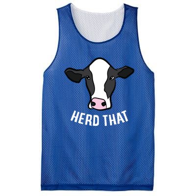 Funny Cow Farming Gift For Cow Farmer Herd That Gift Mesh Reversible Basketball Jersey Tank