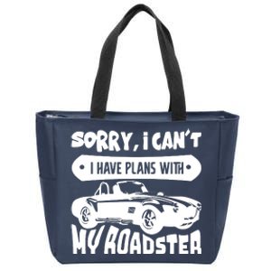 Funny Car Zip Tote Bag