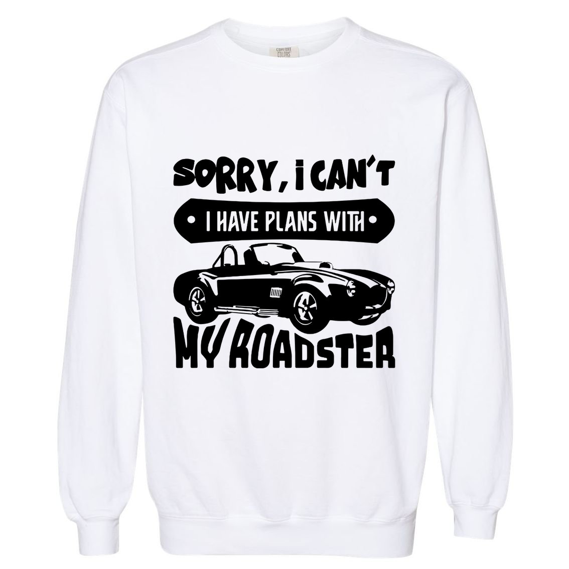 Funny Car Garment-Dyed Sweatshirt