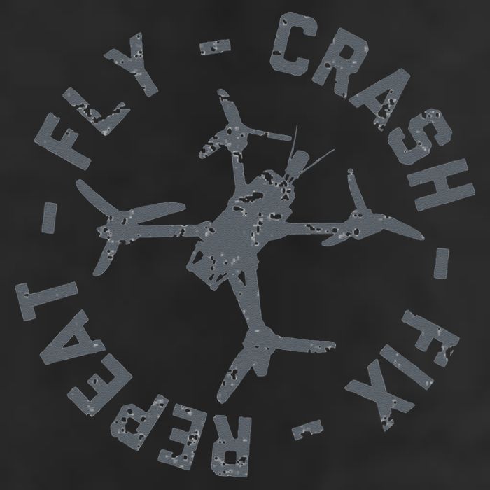 Fly Crash Fix Repeat Funny FPV Drone Pilot Racing Quad Cool Comfort Performance Bucket Hat
