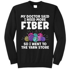 Funny Crocheting For Women Mom Knitting Yarn Crochet Lovers Sweatshirt