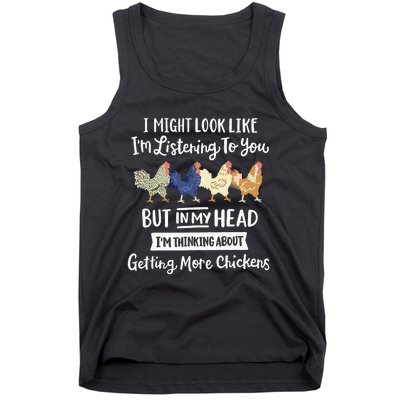 Funny Chicken Farmer Design  Getting A Lot Chickens Tank Top