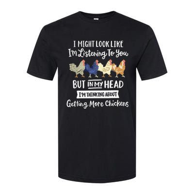 Funny Chicken Farmer Design  Getting A Lot Chickens Softstyle CVC T-Shirt