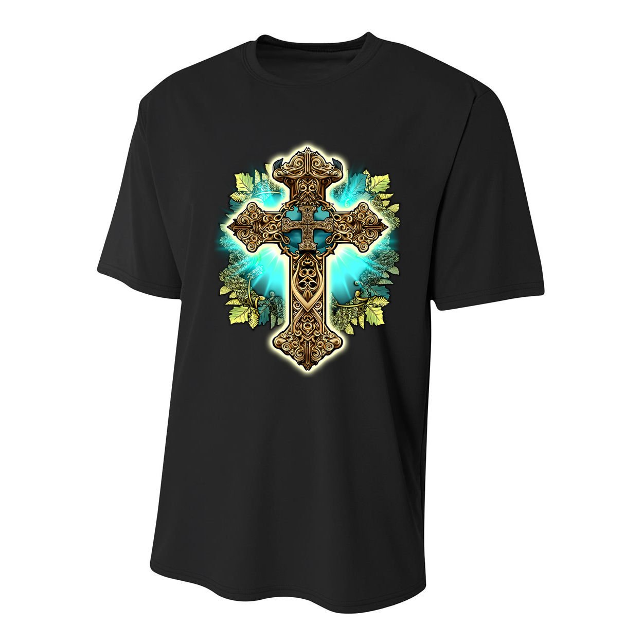 Filigree Cross Youth Performance Sprint T-Shirt