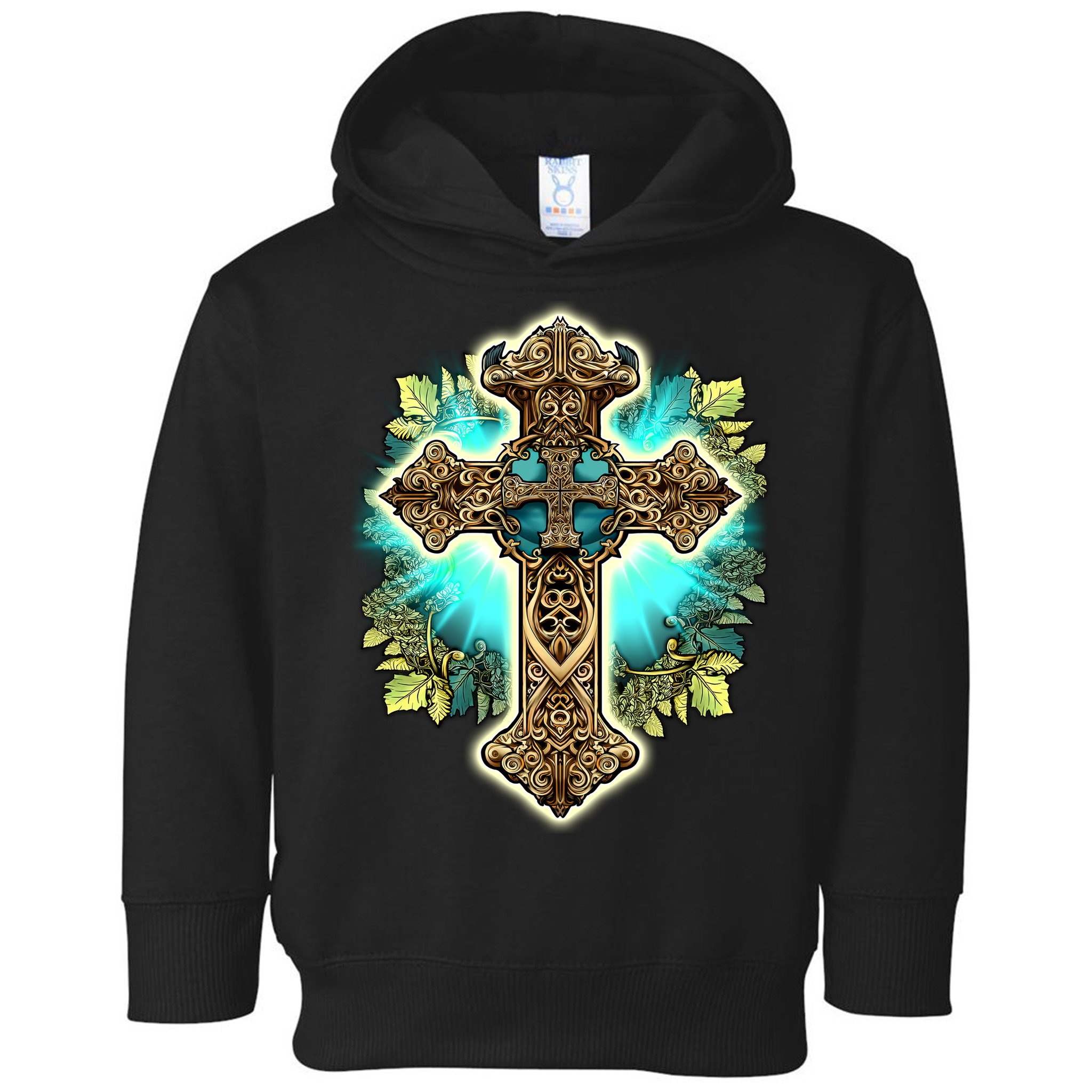 Filigree Cross Toddler Hoodie