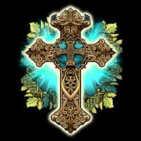Filigree Cross Toddler Hoodie