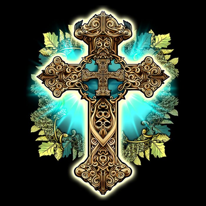 Filigree Cross Toddler Hoodie