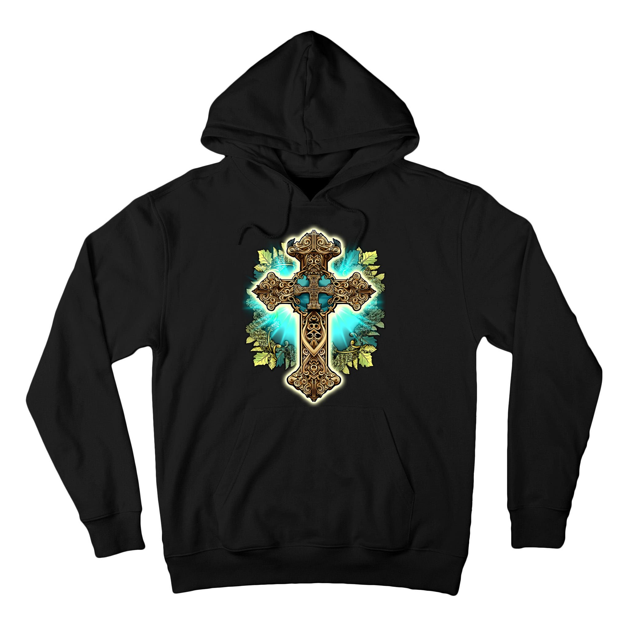 Filigree Cross Tall Hoodie