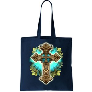 Filigree Cross Tote Bag