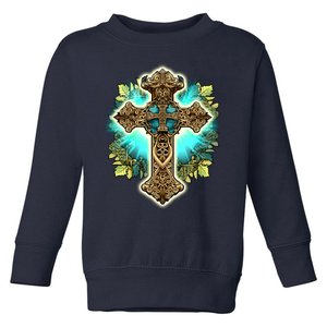 Filigree Cross Toddler Sweatshirt