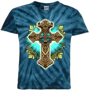 Filigree Cross Kids Tie-Dye T-Shirt