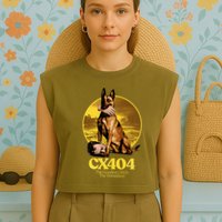 Fallout Cx404 Garment-Dyed Women's Muscle Tee