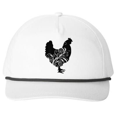 Funny Chicken Farm Animal Poultry Farmer Love Snapback Five-Panel Rope Hat