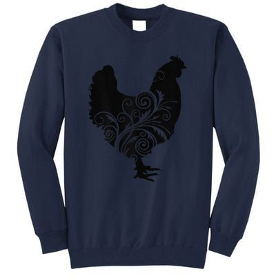 Funny Chicken Farm Animal Poultry Farmer Love Tall Sweatshirt