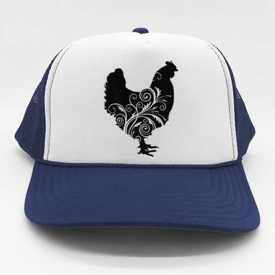 Funny Chicken Farm Animal Poultry Farmer Love Trucker Hat