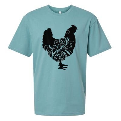 Funny Chicken Farm Animal Poultry Farmer Love Sueded Cloud Jersey T-Shirt