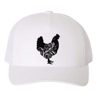 Funny Chicken Farm Animal Poultry Farmer Love Yupoong Adult 5-Panel Trucker Hat