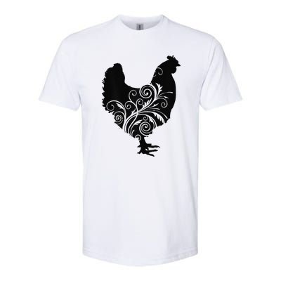 Funny Chicken Farm Animal Poultry Farmer Love Softstyle CVC T-Shirt