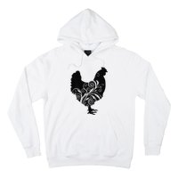 Funny Chicken Farm Animal Poultry Farmer Love Hoodie