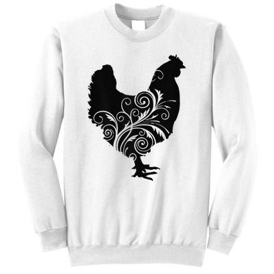 Funny Chicken Farm Animal Poultry Farmer Love Sweatshirt