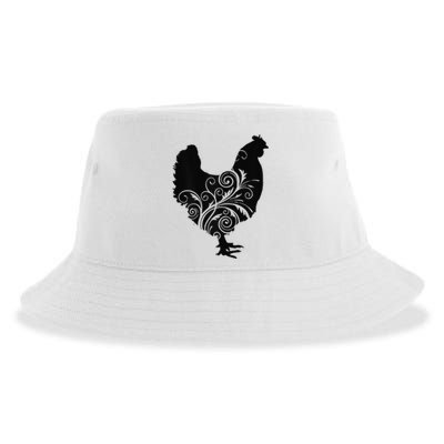 Funny Chicken Farm Animal Poultry Farmer Love Sustainable Bucket Hat