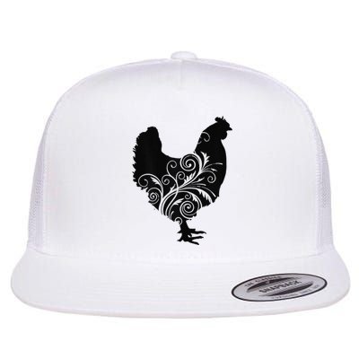 Funny Chicken Farm Animal Poultry Farmer Love Flat Bill Trucker Hat