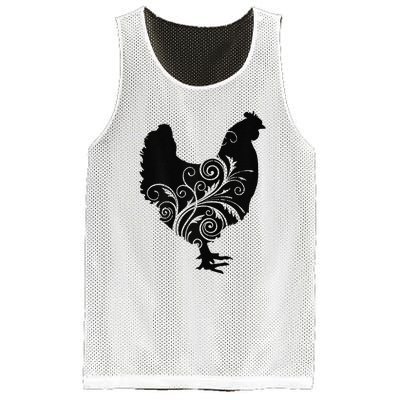 Funny Chicken Farm Animal Poultry Farmer Love Mesh Reversible Basketball Jersey Tank